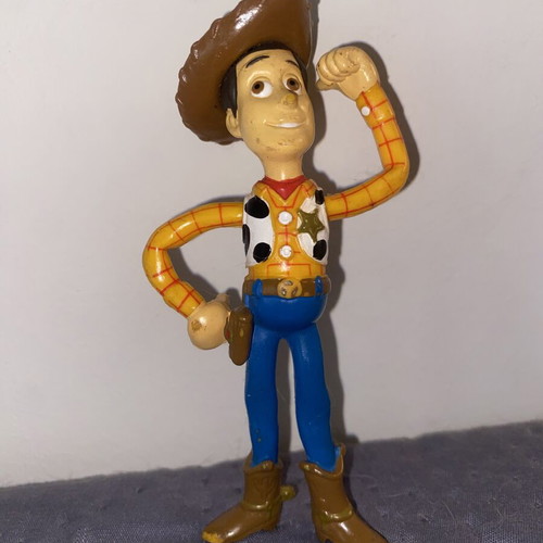 Woody Sheriff collectible figure used, hard plastic