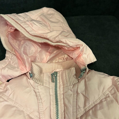George pink jacket used, 5-6 years, 120-116 cm with hood