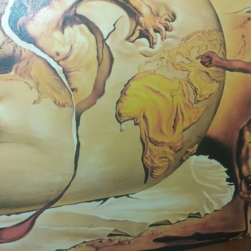Salvador Dalí Metamorphosis of Narcissus painting refurbished