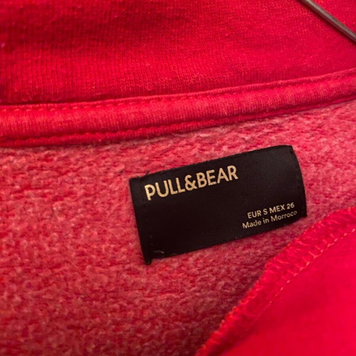 Pull & Bear red sweatshirt like new, size S