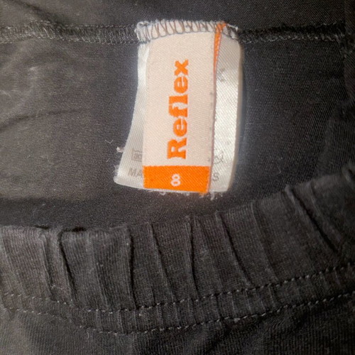 Reflex leggings for girl 8 years like new, black