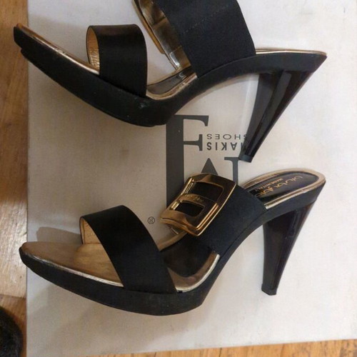 Blu Byblos sandals new, size 41, black with gold