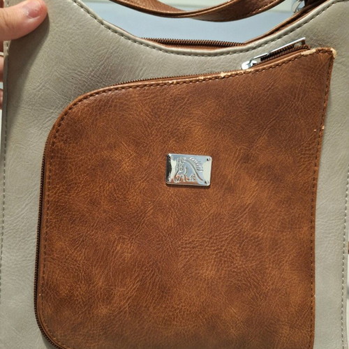 Leather backpack like new