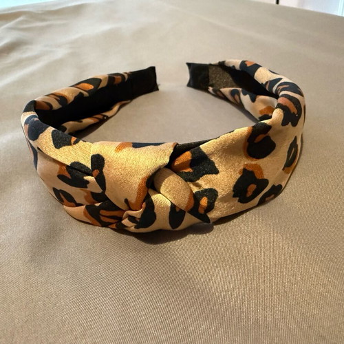 Mango hairband like new, leopard modern design