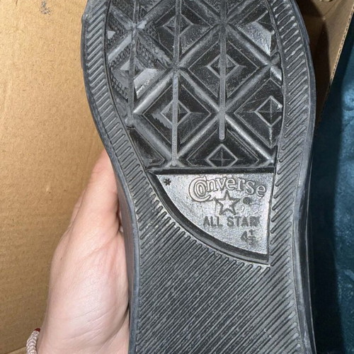 Converse All Star Black Low Cut Sneakers Size 37 New