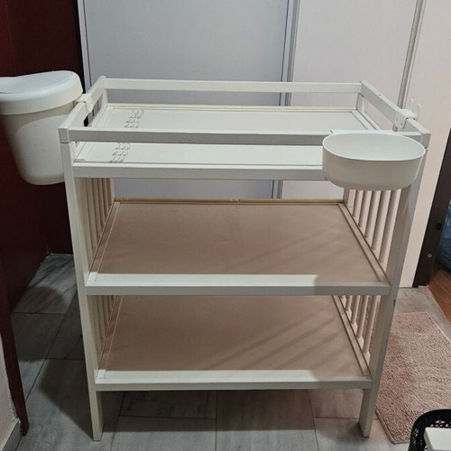 Ikea Gulliver changing table used with two mattresses and portable bag