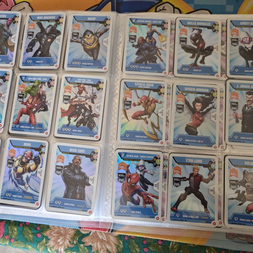 Marvel Mission Arena Album with 193 Cards like new