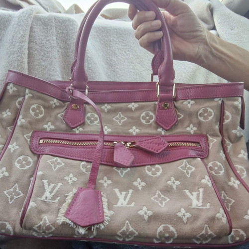 Louis Vuitton Limited Edition Monogram Sabbia Cabas MM bag like new, beige pink