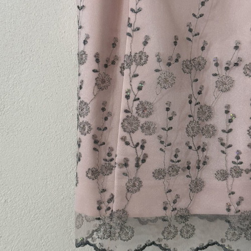Y2K prom princess midi dress S/M like new, rose and multicolor