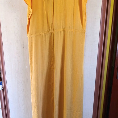 Women's long dress new, one size, yellow orange