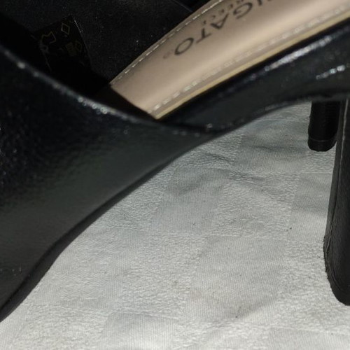 Migato mules used, size 40, black with square heel