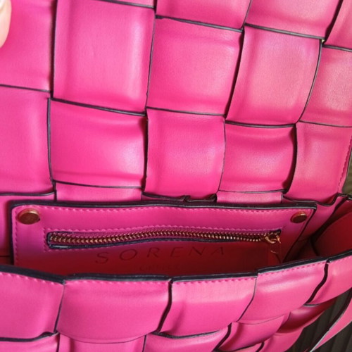 Sorena Handmade Shoulder Bag like new, pink