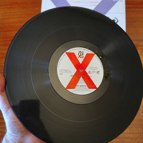 Vinyl bundle used, 3 records: Celentano, INXS, Texas rock