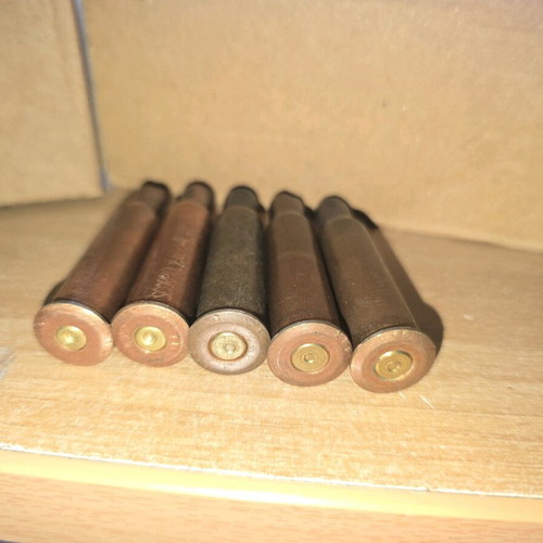 Set of 76x54R used casings, SVD and Mosin Nagant type