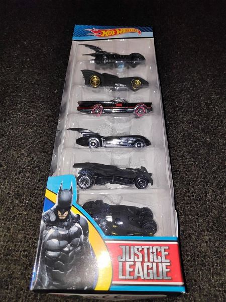  Batman Car Collection Justice League - sillektika aftokinita figoures