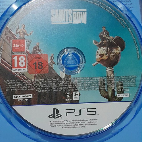 Saints Row Criminal Customs Edition PS5 game like new
