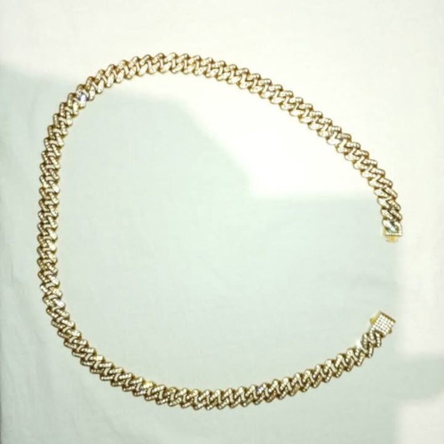 Frozen Cuban Chain 12mm 50cm 18K Gold Used