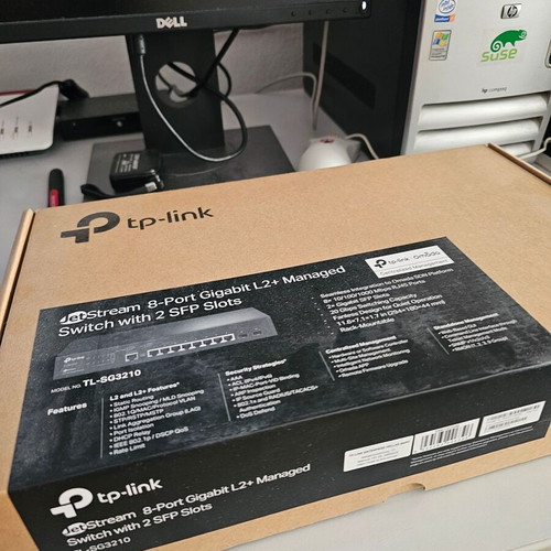 TP-LINK TL-SG3210 L2 Managed 10-Port 8 Gigabit 2 SFP Switch New