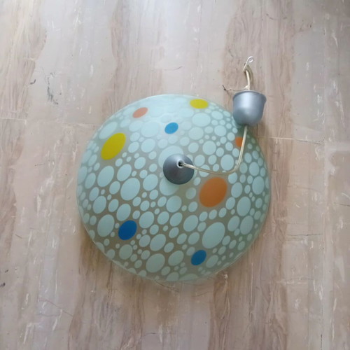 Gallis SA glass ceiling light like new, 42mm diameter