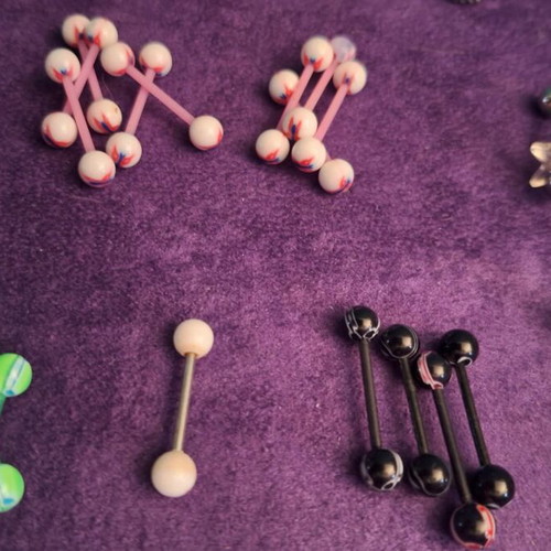 Piercings new, set of 55 pieces