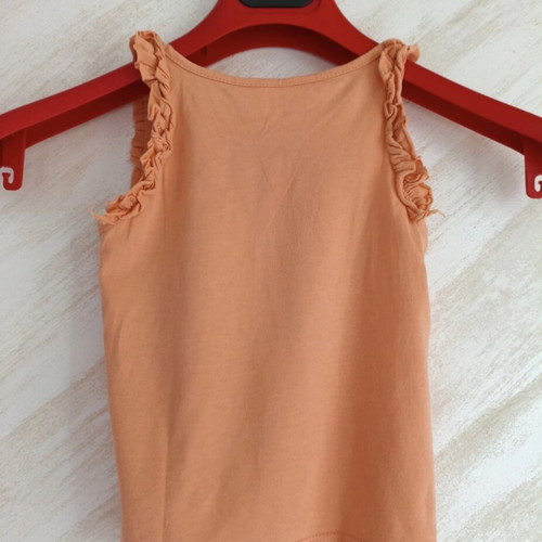 H&M sleeveless summer top with giraffe print, like new, size 92 cm