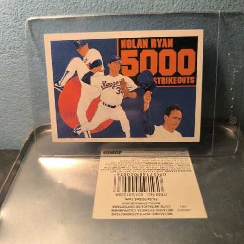Nolan Ryan 1990 Upper Deck #34 5000 Strikeouts Card like new