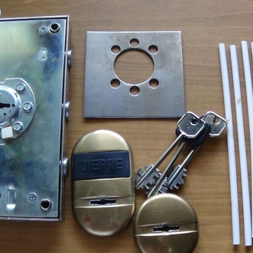 Dierre Triaina Lock for Armored Door like new with 3 keys