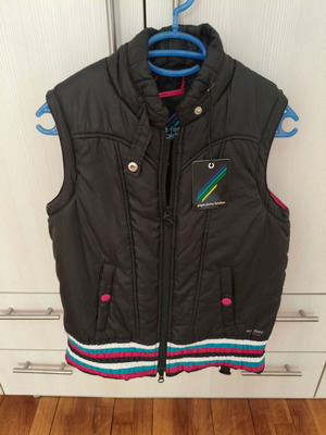 Pepe Jeans sleeveless women's jacket new, black, size S