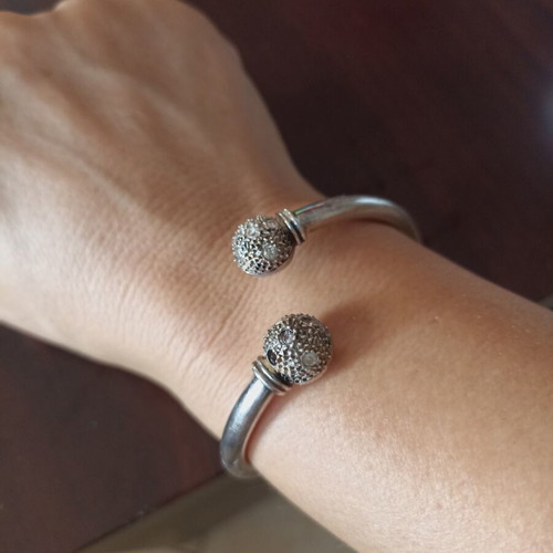 Silver cuff bracelet, 1990s