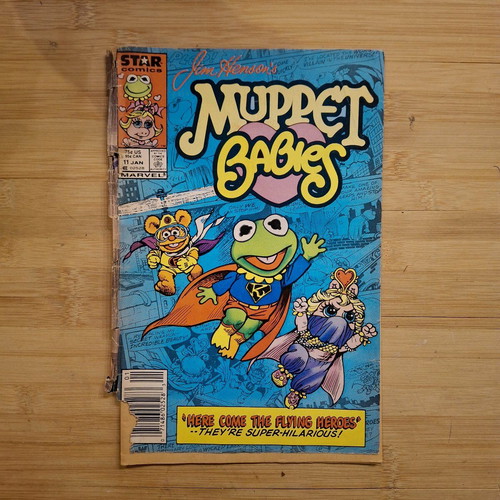 Marvel Star Comics used issues Ewoks #12, Heathcliff #14, Muppet Babies #11