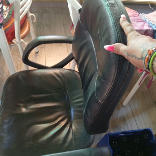 Leather office chair