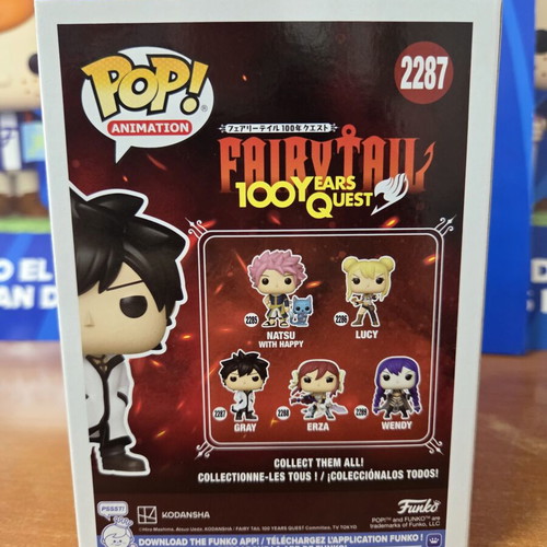 Funko Pop Animation Gray #2287 Fairy Tail 100 Years Quest new figure