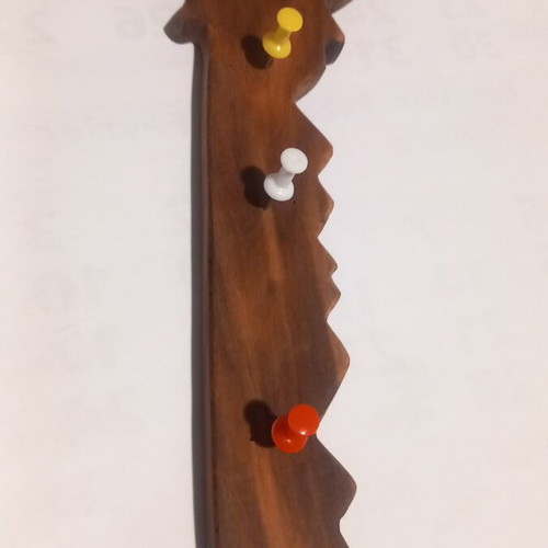 Wooden key hanger new, cherry wood