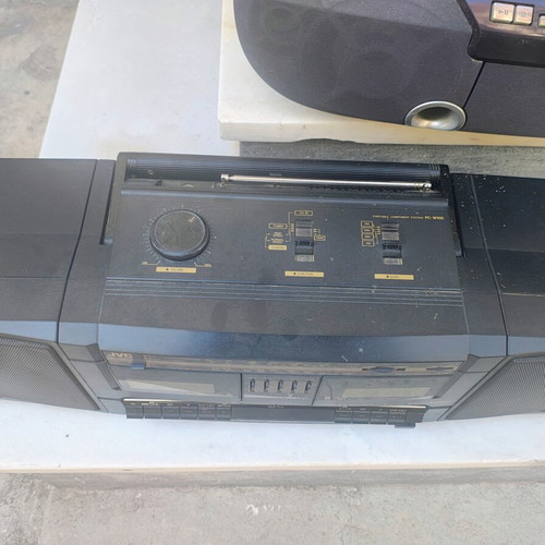 JVC and Philips portable cassette players, set of 3