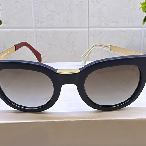White Shark Women's Sunglasses Cat Eye Blue and Gold New
