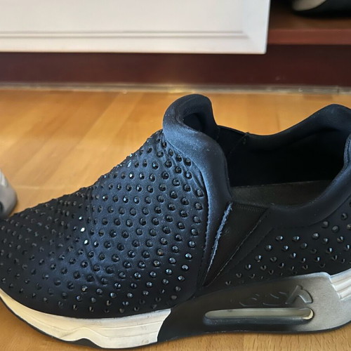 Ash women's sneakers like new, black with stones