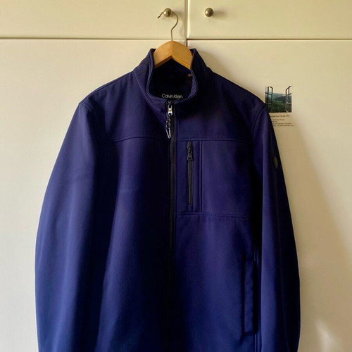 Calvin Klein Softshell Jacket Navy Size M Like New