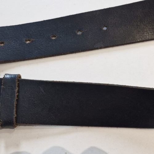 Joop! Jeans leather belt used, vintage with metal buckle size 75