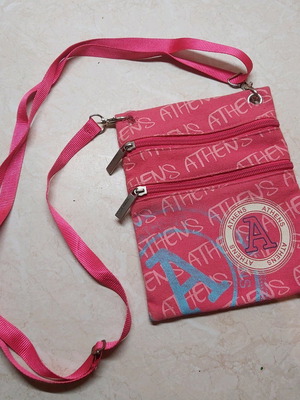 Robin Ruth ροζ χιαστί τσάντα μεταχειρισμένη