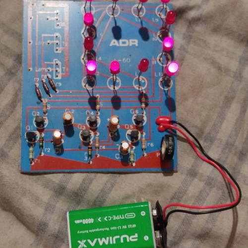 Trehantiri with 12 red LEDs like new