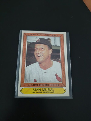 1985 Topps Stan Musial Baseball Card like new