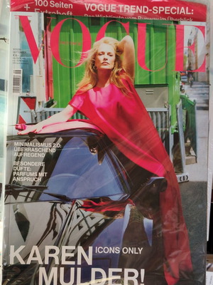 Vogue Germany τεύχος Σεπτεμβρίου 2026 με εξώφυλλο Karen Mulder