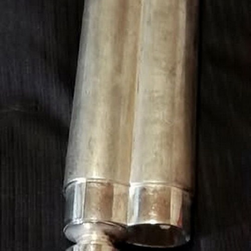 Cigar Accessories vintage set with metal case, fuel canister, and leather keychain