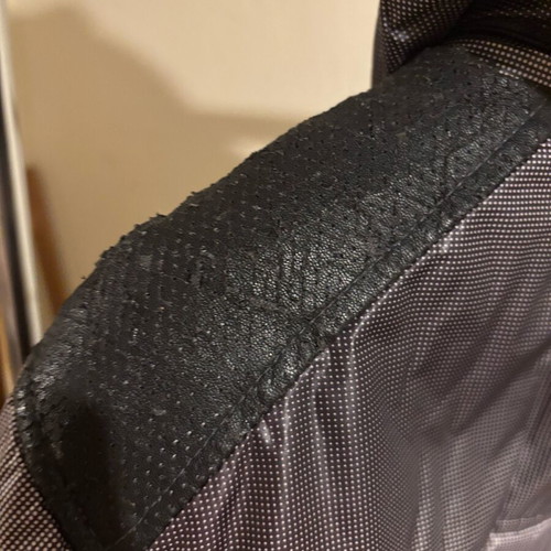 Exist waterproof jacket used with hood, size M, black and gray