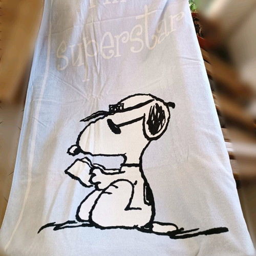 Aquanova Peanuts Snoopy bath towel 100x160 like new