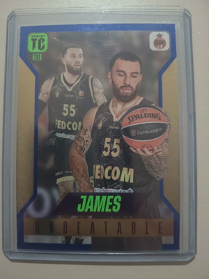 Κάρτα Mike James Blue Unbeatable καινούργια από top class 25-26 σετ