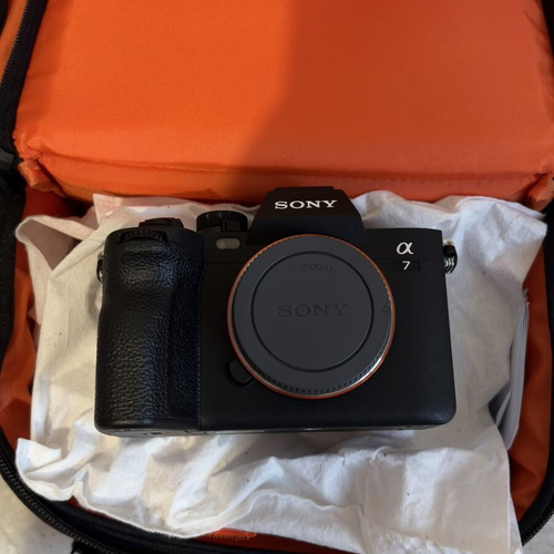 Sony A7 IV camera kit with lens and accessories, like new