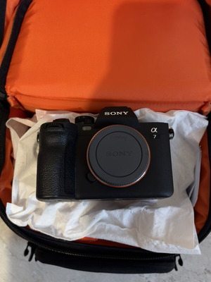 Sony A7 IV camera kit with lens and accessories, like new