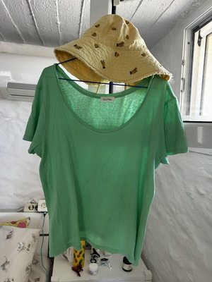 American Vintage cotton T-shirt, green, size M