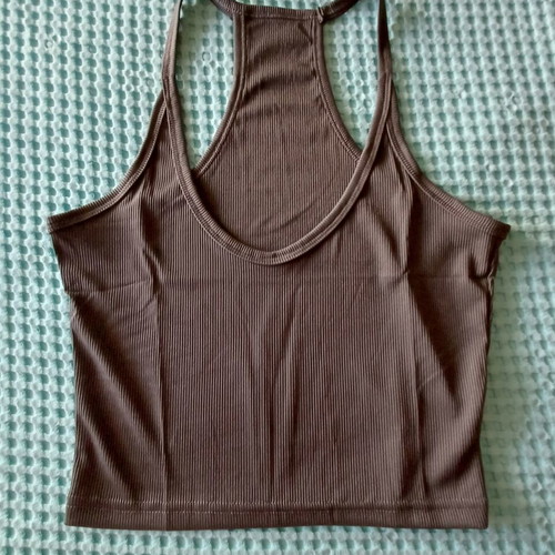 Women's Athletic Tank Tops like new, size S, brown and dark gray
